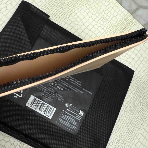 Yves Saint Laurent Beaute YSL Rose/Pink Makeup Bag Pouch case clutch envelope - Picture 4 of 11